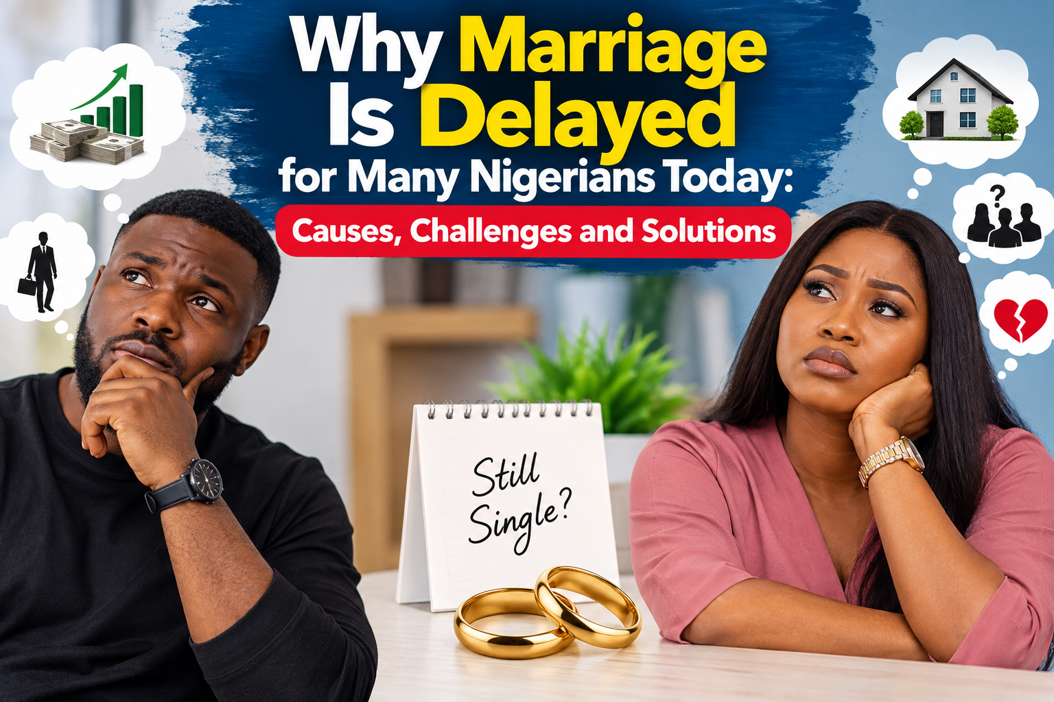 Why Marriage Is Delayed for Many Nigerians Today: Causes, Challenges and Solutions